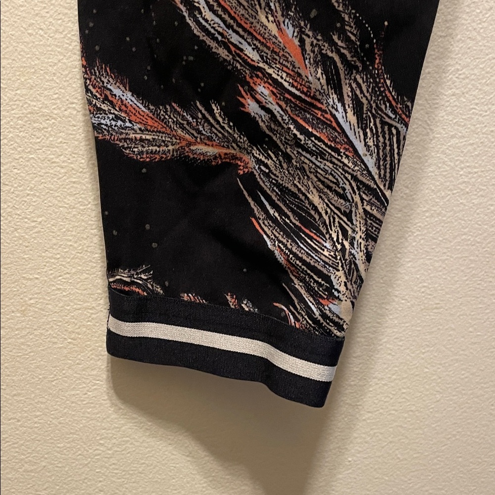 Free People fp movement Black Leggings with Feather Print - Picture 4 of 6